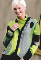 Lava Drape Cardigan Front